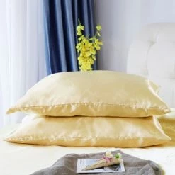 Budget 🛒 3 Pcs Satin Silk Solid Bedding Sets King Gold Tone - PiccoCasa ✔️ -Bedding Sets & Collections Sales Shop unnamed file 12442