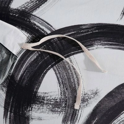 Deals π CosmoLiving By Cosmopolitan Anaya Cotton Printed 3pc Duvet Set Black/white π 9 Deals π CosmoLiving By Cosmopolitan Anaya Cotton Printed 3pc Duvet Set Black/white π - Image 9