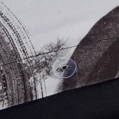 Deals π CosmoLiving By Cosmopolitan Anaya Cotton Printed 3pc Duvet Set Black/white π 10 Deals π CosmoLiving By Cosmopolitan Anaya Cotton Printed 3pc Duvet Set Black/white π - Image 10