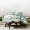 Best Pirce 🤩 Green Jacqueline Maldonado Marble Mist Duvet Cover - Deny Designs 😍