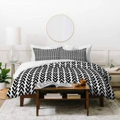 Promo π Allyson Johnson Bohemian Arrows Duvet Set Black - Deny Designs π