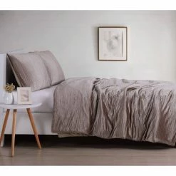 Flash Sale 😀 Christian Siriano Crinkle Velvet Duvet Set Rosé 🧨 -Bedding Sets & Collections Sales Shop unnamed file 12502