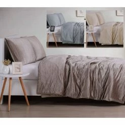 Flash Sale 😀 Christian Siriano Crinkle Velvet Duvet Set Rosé 🧨 -Bedding Sets & Collections Sales Shop unnamed file 12505