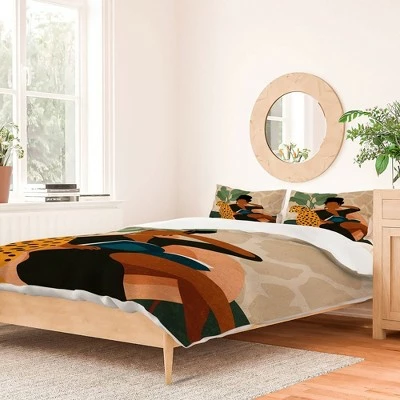 Brand new π Domonique Brown Stay Home Duvet Set - Deny Designs π 1 Brand new π Domonique Brown Stay Home Duvet Set - Deny Designs π