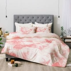 Cheapest ❤️ Amy Sia Tie Dye 3 Pink Duvet Set - Deny Designs 😍