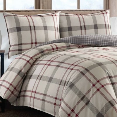 Cheap π€© Portage Bay Plaid Duvet Cover And Sham Set Silver - Eddie Bauer® β 2 Cheap π€© Portage Bay Plaid Duvet Cover And Sham Set Silver - Eddie Bauer® β - Image 2