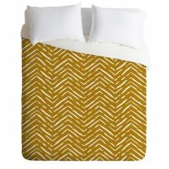 New ⭐ Iveta Abolina La Jardin Noir Chevron Duvet Set - Deny Designs 🔔 -Bedding Sets & Collections Sales Shop unnamed file 12576