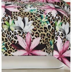 Best deal 🔥 Christian Siriano 3pc Tahiti Floral Duvet Cover Set Brown/Pink 🎁 -Bedding Sets & Collections Sales Shop unnamed file 12588