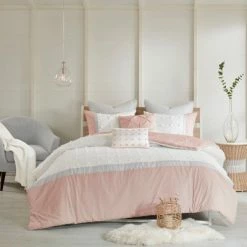 Outlet π Urban Habitat Kira Duvet Cover Set 7pc Ivory π