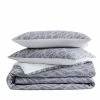 Coupon 👏 3pc Honey Waffle Duvet Set - Brooklyn Loom Gray ✔️