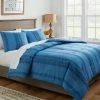 Budget 😍 Cotton Jacquard Pattern Comforter & Sham Set - Threshold™ Blue 🎁