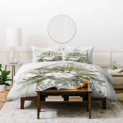 Best reviews of 👍 Iveta Abolina Duvet Set - Deny Designs Green 👍