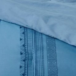 Budget 😍 Cotton Jacquard Pattern Comforter & Sham Set - Threshold™ Blue 🎁 -Bedding Sets & Collections Sales Shop unnamed file 1271