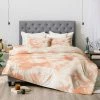 Cheapest 👏 Amy Sia Tie Dye 3 Peach Duvet Set - Deny Designs 👏