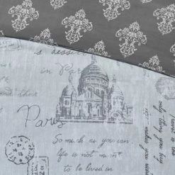 Buy 👍 510 Design Apolline 5pc Reversible Paris Print Duvet Cover Set 🔔 -Bedding Sets & Collections Sales Shop unnamed file 12761