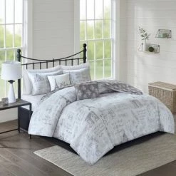 Buy 👍 510 Design Apolline 5pc Reversible Paris Print Duvet Cover Set 🔔 -Bedding Sets & Collections Sales Shop unnamed file 12772