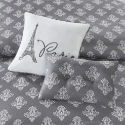 Buy 👍 510 Design Apolline 5pc Reversible Paris Print Duvet Cover Set 🔔 -Bedding Sets & Collections Sales Shop unnamed file 12775