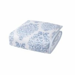 Promo 😀 Meribel Duvet Cover Set – Charisma White/blue 😍