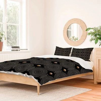 Coupon π Iveta Abolina Dontae Dark Duvet Set - Deny Designs Black π 1 Coupon π Iveta Abolina Dontae Dark Duvet Set - Deny Designs Black π