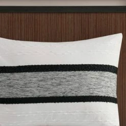 Best Pirce 🔔 Ink+Ivy Cole Cotton Jacquard Duvet Cover Set Black/white 👏 -Bedding Sets & Collections Sales Shop unnamed file 12811