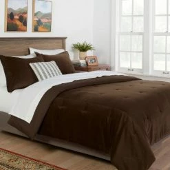 Best Pirce ✔️ Cotton Velvet Comforter & Sham Set - Threshold™ Cognac 💯
