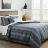 Cheapest ⭐ Bowen Reversible Herringbone Stripe Comforter Bedding Set - Threshold™ Blue 🌟