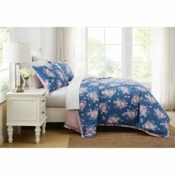 Best deal 👍 Savannah Dusk Duvet Cover & Sham Set - The Farmhouse by Rachel Ashwell Signature Blue/pink ✔️ -Bedding Sets & Collections Sales Shop unnamed file 13030