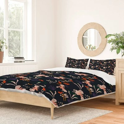 Flash Sale π Floral Holli Zollinger Anthology Of Pattern Seville Garden Duvet Cover Set Black - Deny Designs π₯ 1 Flash Sale π Floral Holli Zollinger Anthology Of Pattern Seville Garden Duvet Cover Set Black - Deny Designs π₯