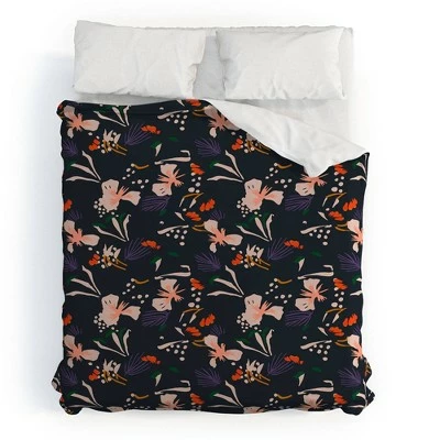 Flash Sale π Floral Holli Zollinger Anthology Of Pattern Seville Garden Duvet Cover Set Black - Deny Designs π₯ 5 Flash Sale π Floral Holli Zollinger Anthology Of Pattern Seville Garden Duvet Cover Set Black - Deny Designs π₯ - Image 5