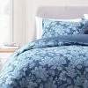 Promo 🛒 Simone 100% Cotton Duvet Cover & Sham Set Blue - Poppy & Fritz 🎁