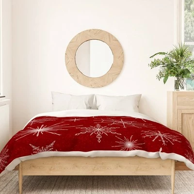 Coupon π₯ Jacqueline Maldonado Snowflakes Duvet Cover & Sham Set - Deny Designs Red π 2 Coupon π₯ Jacqueline Maldonado Snowflakes Duvet Cover & Sham Set - Deny Designs Red π - Image 2