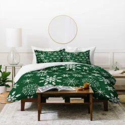 Best deal π€© Iveta Abolina Silent Night Duvet Cover Set Green - Deny Designs π