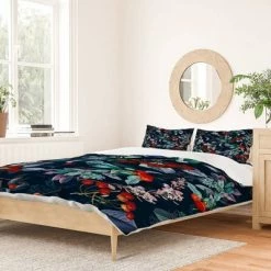 Best deal 👍 Future Nature XII Duvet Set - Deny Designs Blue 👍