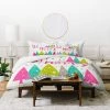 Best Pirce ❤️ Heather Dutton Be Merry Duvet Cover Set Pink - Deny Designs 🎁