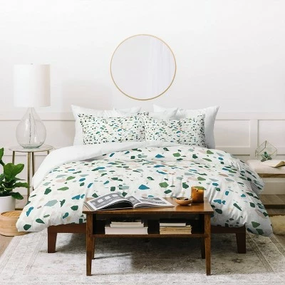 Best Sale π Holli Zollinger Terrazzo Duvet Cover & Sham Set - Deny Designs Green β 1 Best Sale π Holli Zollinger Terrazzo Duvet Cover & Sham Set - Deny Designs Green β