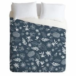 Deals ✨ Iveta Abolina Oslo Winter Duvet Cover Set Blue - Deny Designs 🎁 -Bedding Sets & Collections Sales Shop unnamed file 13152