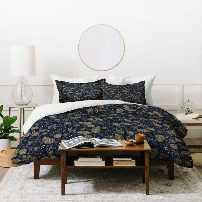 Deals β Navy Floral Iveta Abolina Crystalline Water Duvet Cover - Deny Designs π 1 Deals β Navy Floral Iveta Abolina Crystalline Water Duvet Cover - Deny Designs π