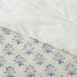 New 🔔 Cotton Block Print Comforter & Sham Set White/Navy - Threshold™ ✨ -Bedding Sets & Collections Sales Shop unnamed file 1319