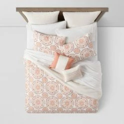 Discount 🎉 Benwood Medallion Print Comforter Bedding Set Terracotta - Threshold™ 🌟 -Bedding Sets & Collections Sales Shop unnamed file 1323