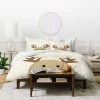 Best Sale 🔔 Allyson Johnson Reindeer Duvet Cover Set Neutral - Deny Designs 😀