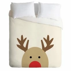 Best Sale 🔔 Allyson Johnson Reindeer Duvet Cover Set Neutral - Deny Designs 😀 -Bedding Sets & Collections Sales Shop unnamed file 13269