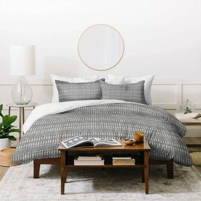 Best Sale π Little Arrow Design Co Dash Dot Stripes Duvet Set - Deny Designs Gray β 1 Best Sale π Little Arrow Design Co Dash Dot Stripes Duvet Set - Deny Designs Gray β