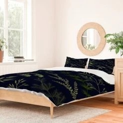 Buy ✨ Iveta Abolina Margaux III Duvet Cover & Sham Set - Deny Designs Navy Blue ⌛