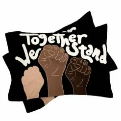 Outlet 🎁 Aleeya Jones Together We Stand Duvet Set - Deny Designs Black 🎉 -Bedding Sets & Collections Sales Shop unnamed file 13279