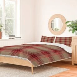 Deals 🧨 Gabriela Fuente Holiday Charm Duvet Cover & Sham Set - Deny Designs Brown 🎉