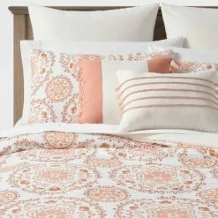 Discount 🎉 Benwood Medallion Print Comforter Bedding Set Terracotta - Threshold™ 🌟 -Bedding Sets & Collections Sales Shop unnamed file 1330