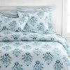 Promo ❤️ Rohan Organic Duvet Set - Martha Stewart Blue ⭐