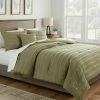 Best Pirce 🎁 Westmont Waffle Stripe Comforter Bedding Set - Threshold™ Green ⭐