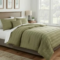 Best Pirce π Westmont Waffle Stripe Comforter Bedding Set - Thresholdβ’ Green β