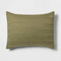 Best Pirce 🎁 Westmont Waffle Stripe Comforter Bedding Set - Threshold™ Green ⭐ -Bedding Sets & Collections Sales Shop unnamed file 1335